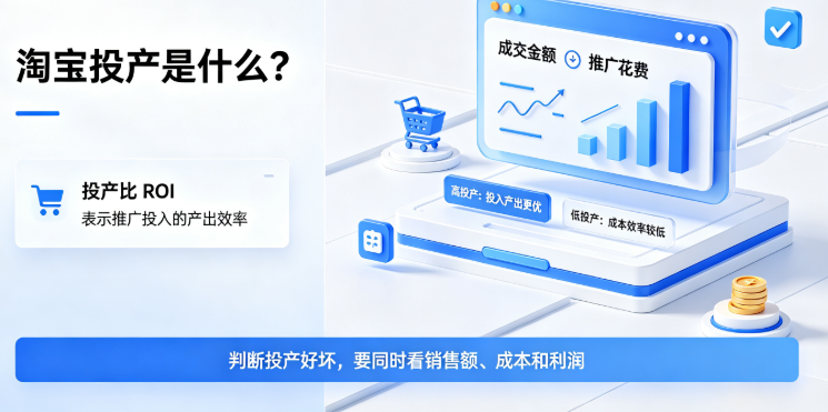 淘宝投产是什么意思?越高越好吗?