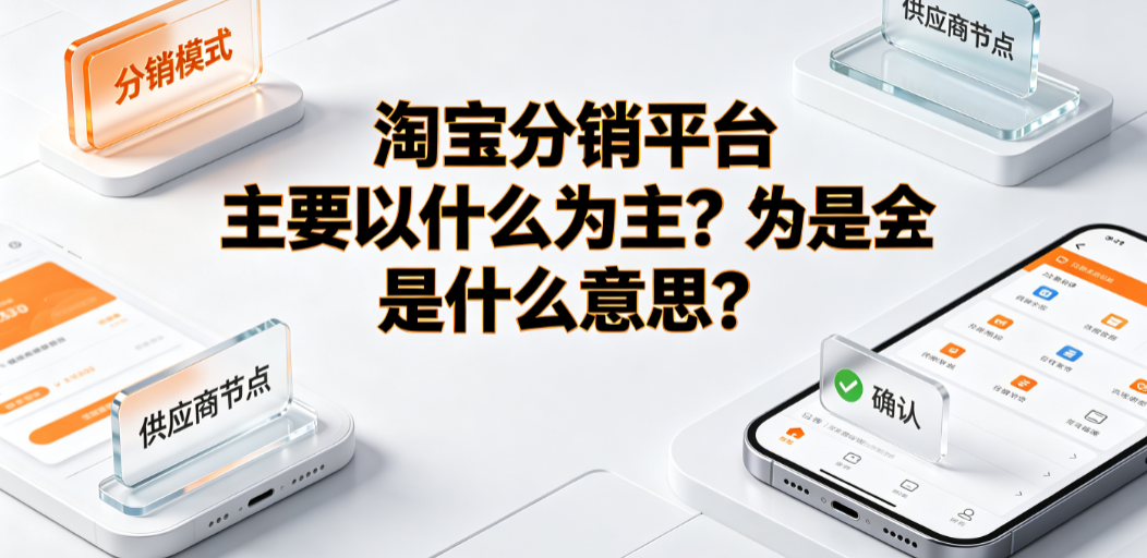 淘宝分销平台主要以什么为主?是什么意思?模式解析与实操指南
