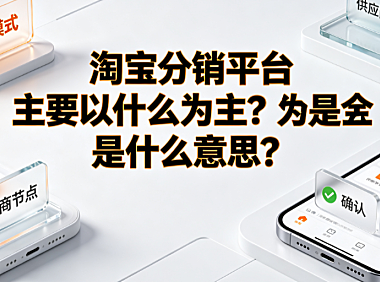 淘宝分销平台主要以什么为主?是什么意思?模式解析与实操指南