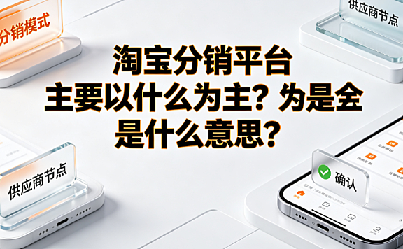 淘宝分销平台主要以什么为主?是什么意思?模式解析与实操指南