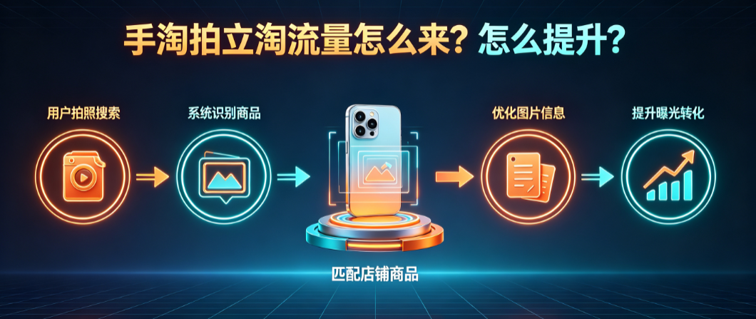 手淘拍立淘流量怎么来?如何提升店铺流量?_视觉搜索与增长指南