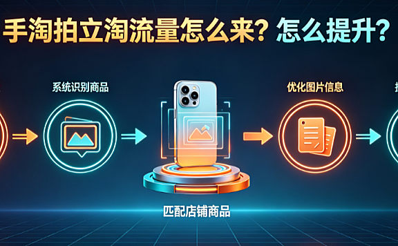 手淘拍立淘流量怎么来?如何提升店铺流量?_视觉搜索与增长指南
