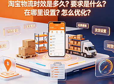 淘宝物流时效是多久?要求是什么?在哪里设置?怎么优化?