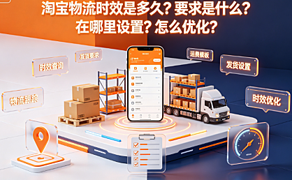 淘宝物流时效是多久?要求是什么?在哪里设置?怎么优化?