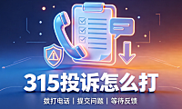 淘宝315投诉电话怎么打?对商家有影响吗?