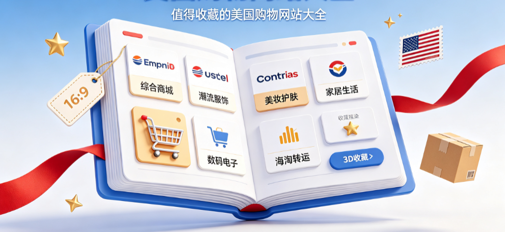 美国购物网站大全,值得收藏的美国购物网站大全