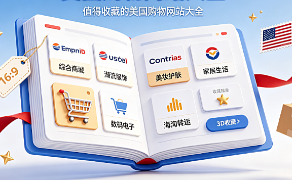 美国购物网站大全,值得收藏的美国购物网站大全