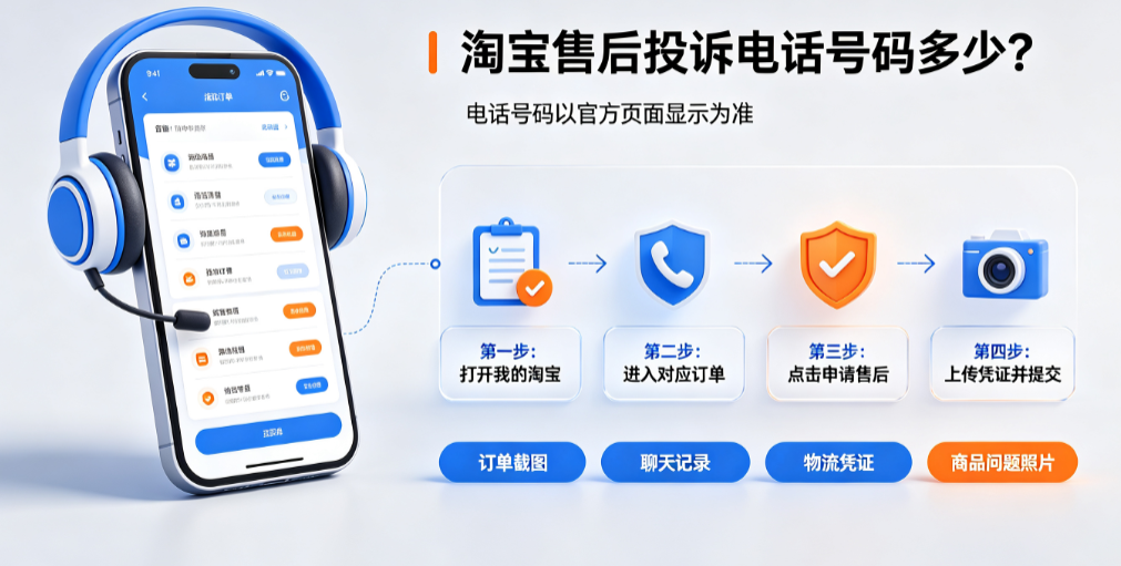 淘宝售后投诉电话号码多少?