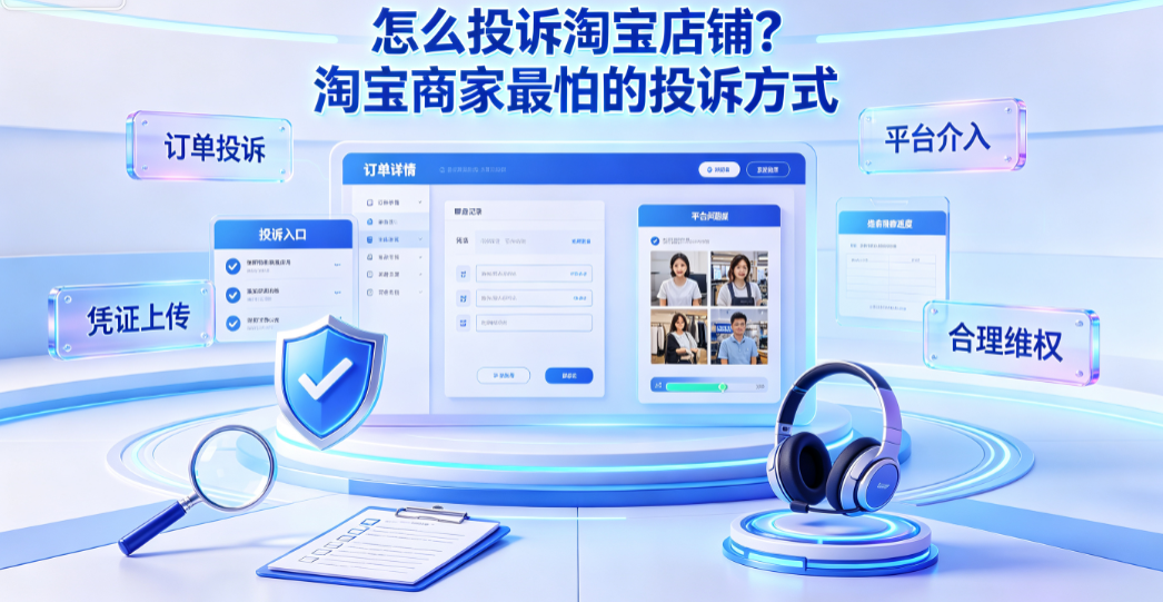 怎么投诉淘宝店铺?淘宝商家最怕的投诉方式