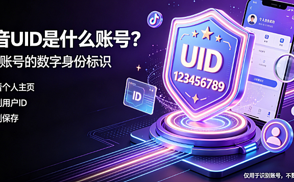 抖音用户id怎么获取？抖音uid是什么账号及电商应用指南