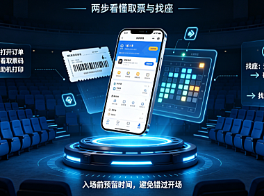 淘票票怎么取票?怎么找电影票的座位号?