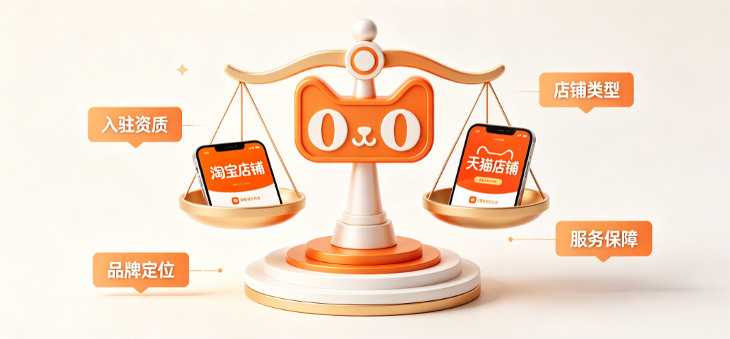 淘宝店铺和天猫店铺的区别是什么?哪个好?