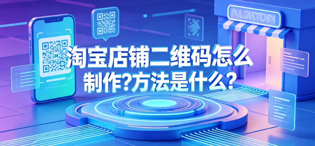 淘宝店铺二维码怎么制作?方法是什么?