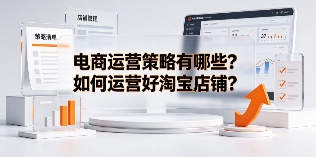 电商运营策略有哪些?如何运营好淘宝店铺?