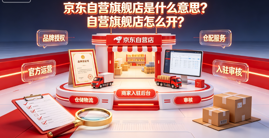 京东自营旗舰店是什么意思?自营旗舰店怎么开?