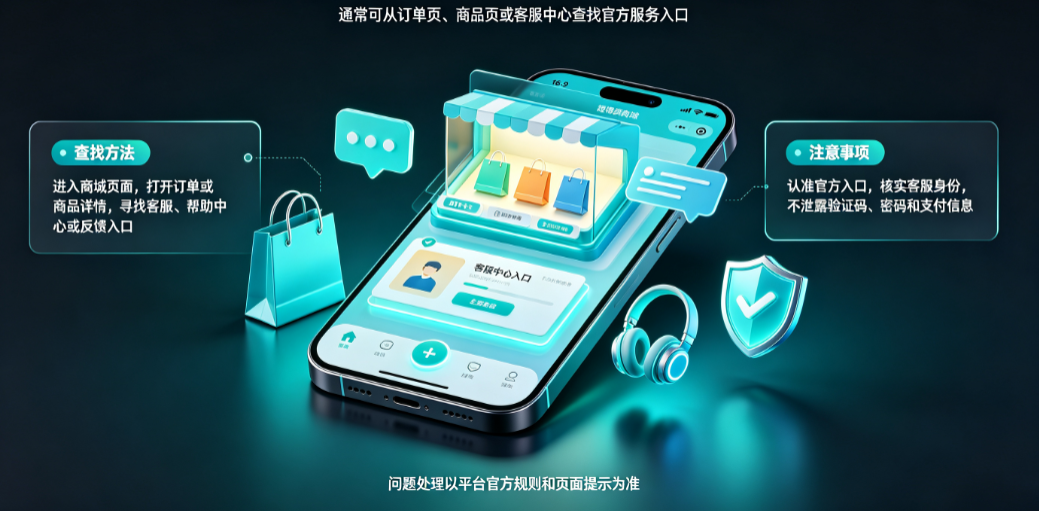 抖音商城?官方客服怎么找?商城有平台客服吗?操作路径与维权指南