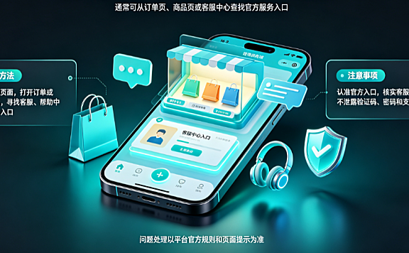 抖音商城?官方客服怎么找?商城有平台客服吗?操作路径与维权指南