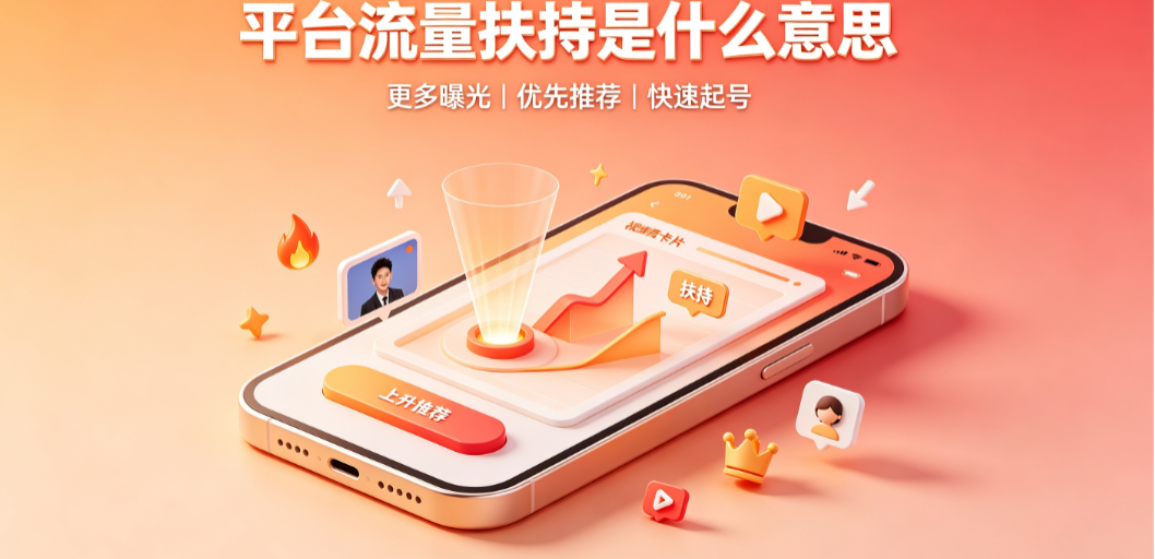 抖音平台流量是什么?平台流量扶持是什么意思?