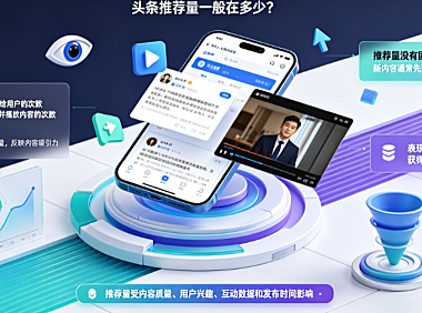 今日头条展现量和播放量的区别是什么?头条推荐量一般在多少?