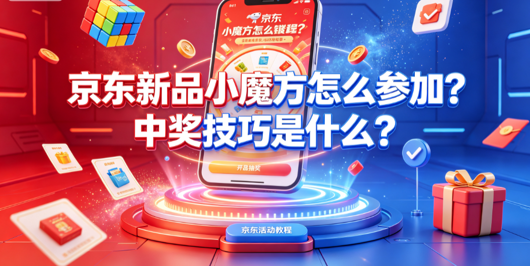 京东新品小魔方怎么参加?中奖技巧是什么?