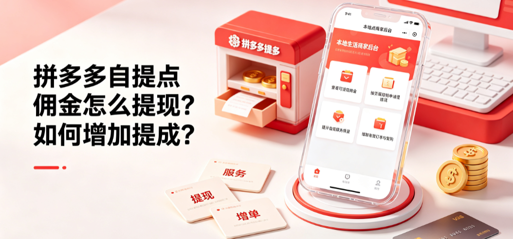 拼多多自提点佣金怎么提现如何增加提成?全链路指南