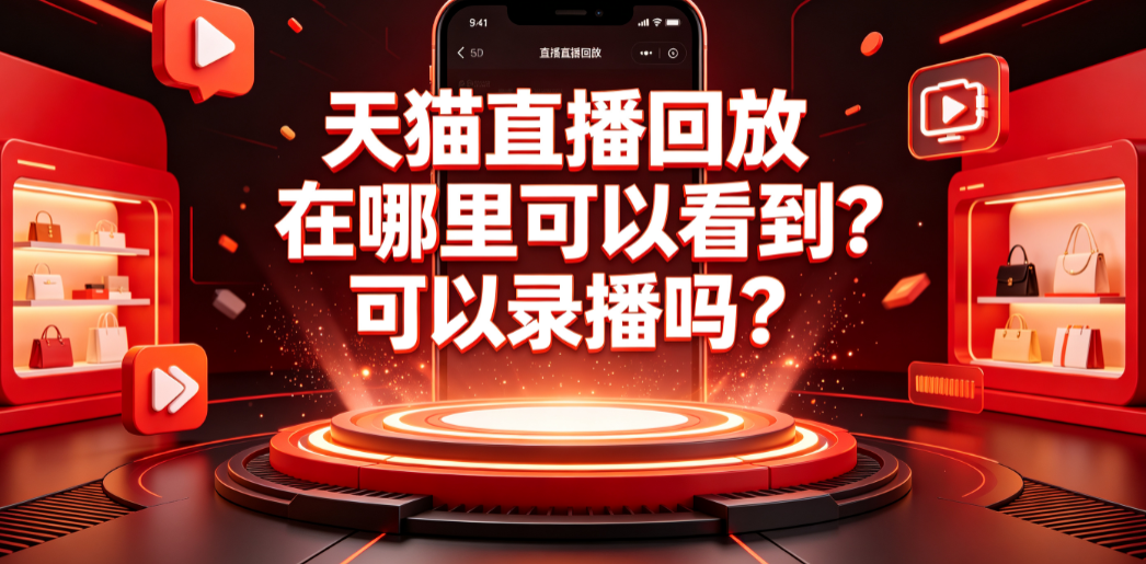 天猫直播回放在哪里可以看到?可以录播吗?