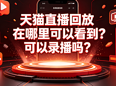 天猫直播回放在哪里可以看到?可以录播吗?