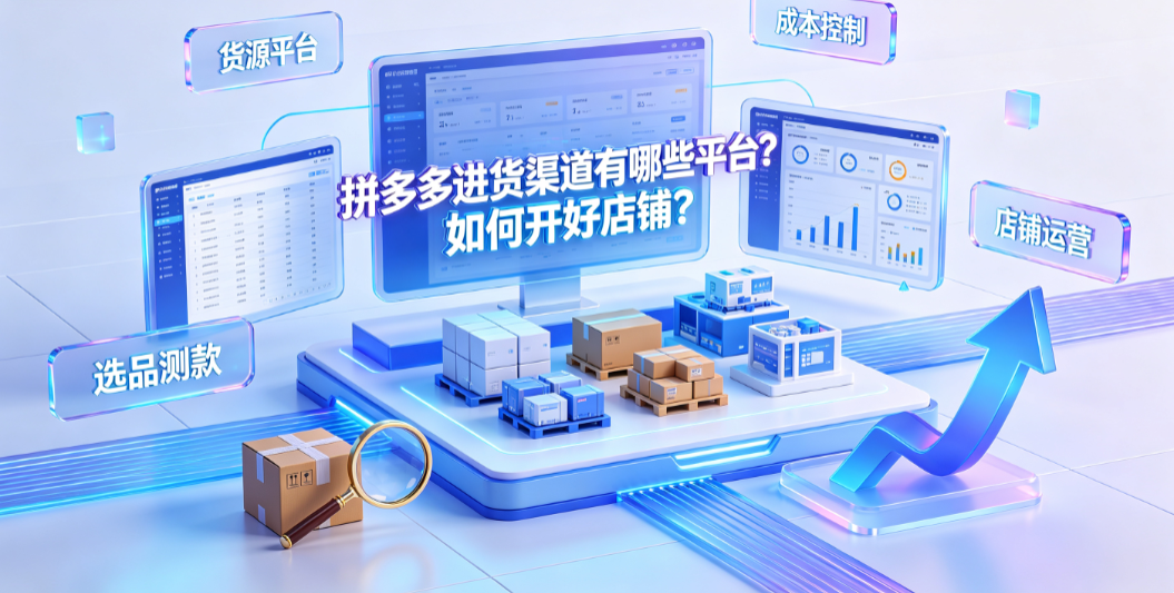 拼多多进货渠道有哪些平台?如何开好店铺?_供应链与运营指南