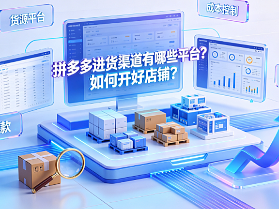 拼多多进货渠道有哪些平台?如何开好店铺?_供应链与运营指南