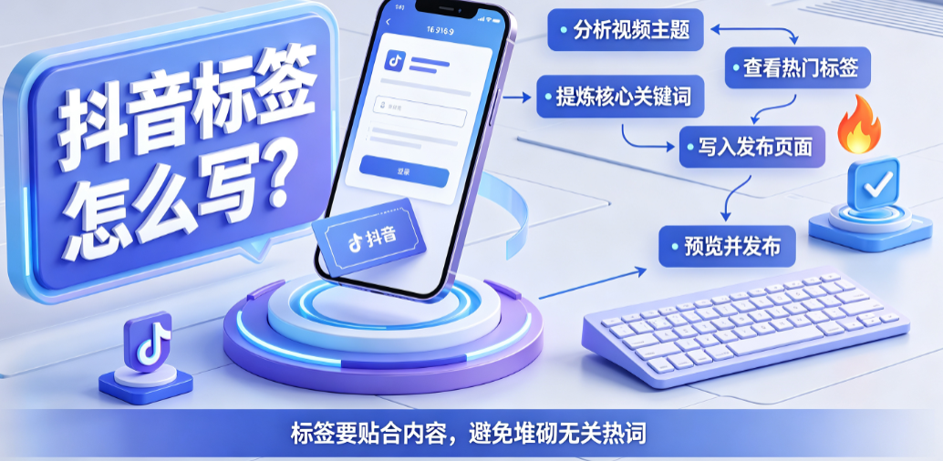 抖音标签怎么写?抖音标签要怎么设置?