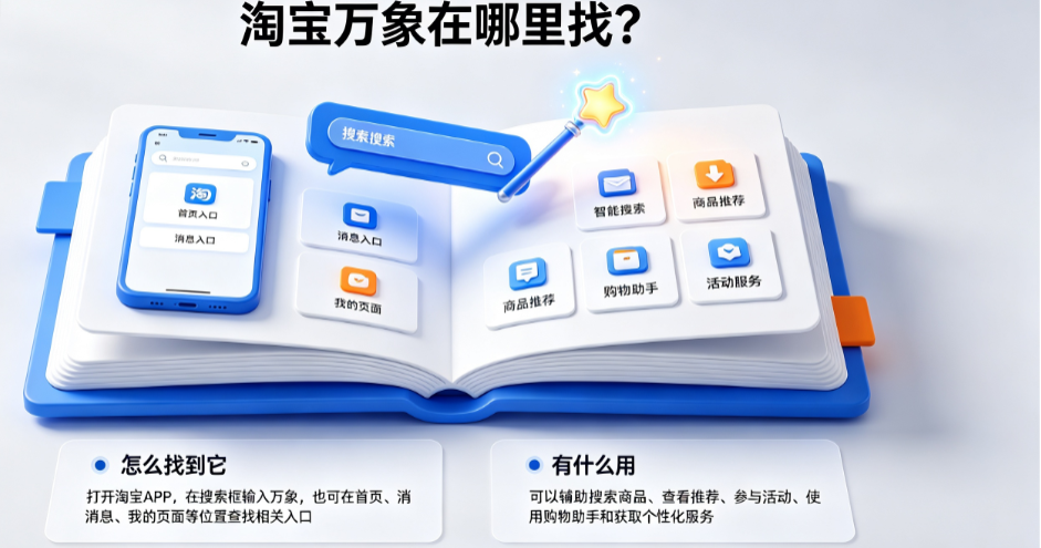 淘宝万象在哪里找?有什么功能?