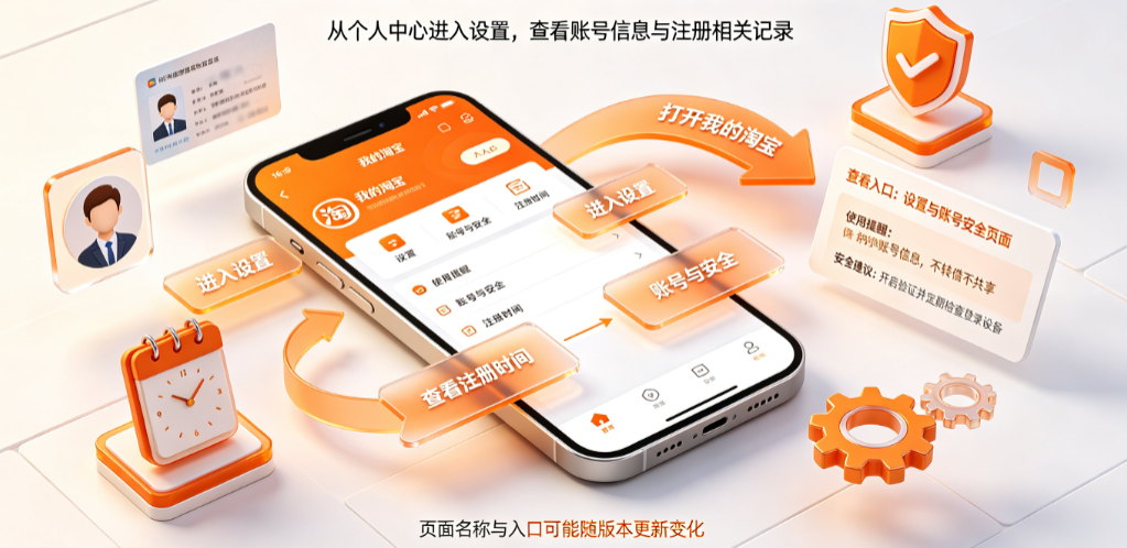 淘宝白号怎么看注册时间?如何使用?