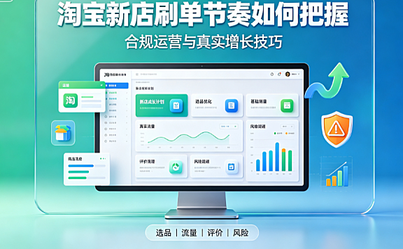 淘宝新店刷单节奏如何把握?有何技巧?