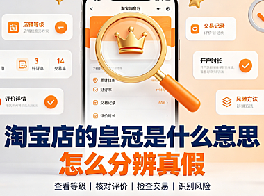 淘宝店的皇冠是什么意思?怎么分辨真假?