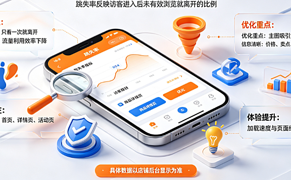 淘宝店铺跳失率是什么意思?如何降低?