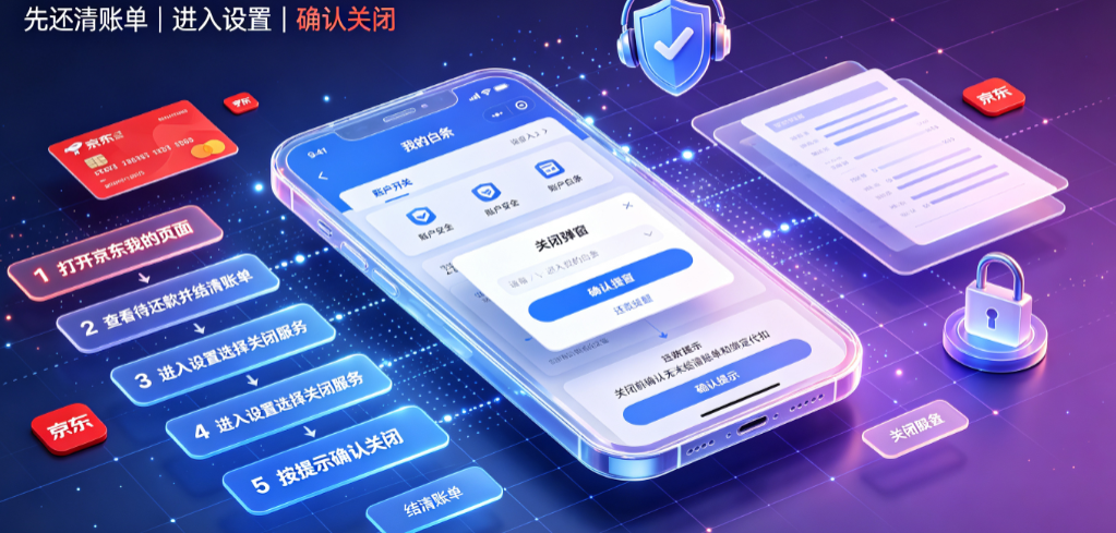 不小心开了京东白条怎么关闭?白条开了有什么后果?