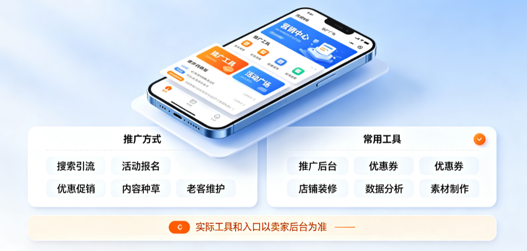 淘宝网的营销推广方式有哪些?营销推广工具有哪些?