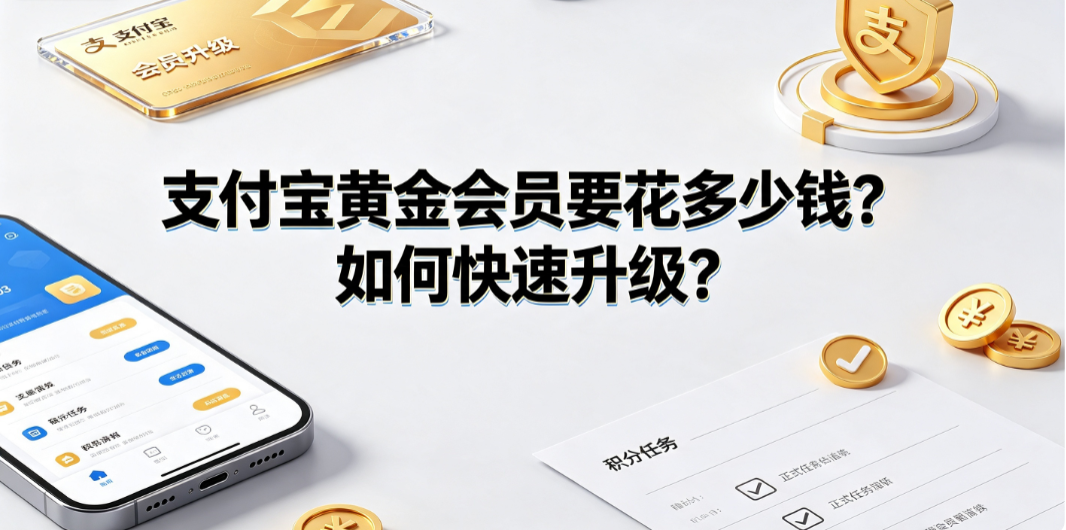 支付宝黄金会员要花多少钱?如何快速升级?全链路指南