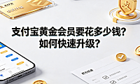 支付宝黄金会员要花多少钱?如何快速升级?全链路指南