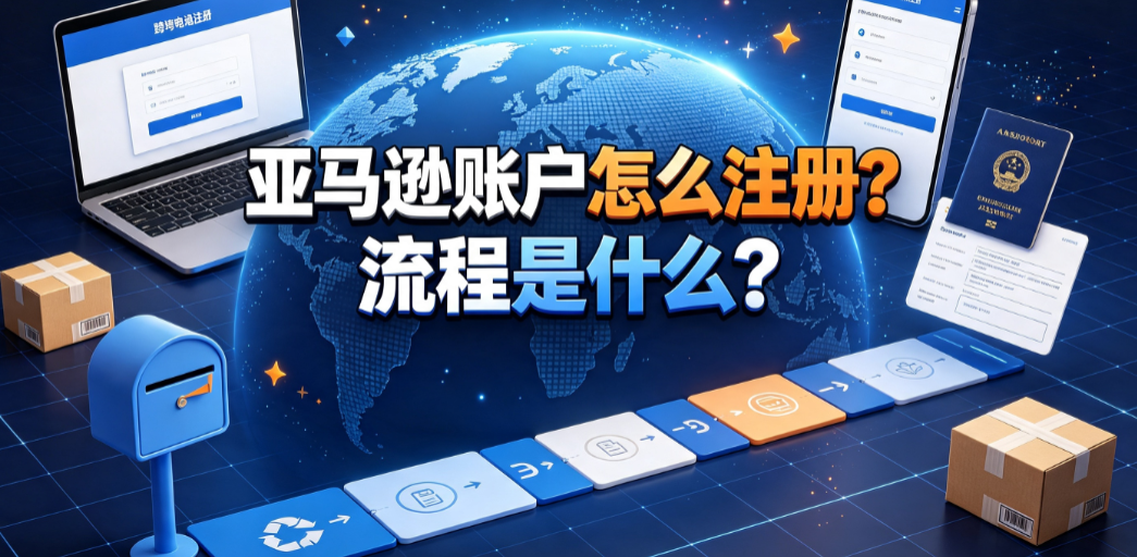 亚马逊账户怎么注册?流程是什么?完整操作指南