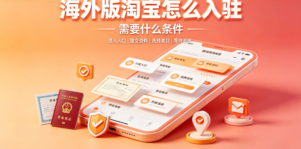 海外版淘宝怎么入驻?需要什么条件?