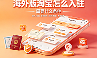 海外版淘宝怎么入驻?需要什么条件?