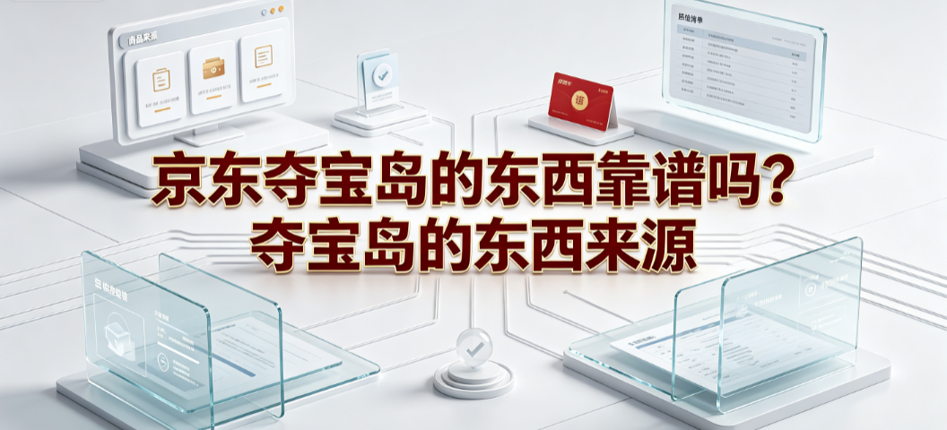 京东夺宝岛的东西靠谱吗?夺宝岛的东西来源