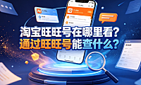 淘宝旺旺号在哪里看?通过旺旺号能查什么?完整指南