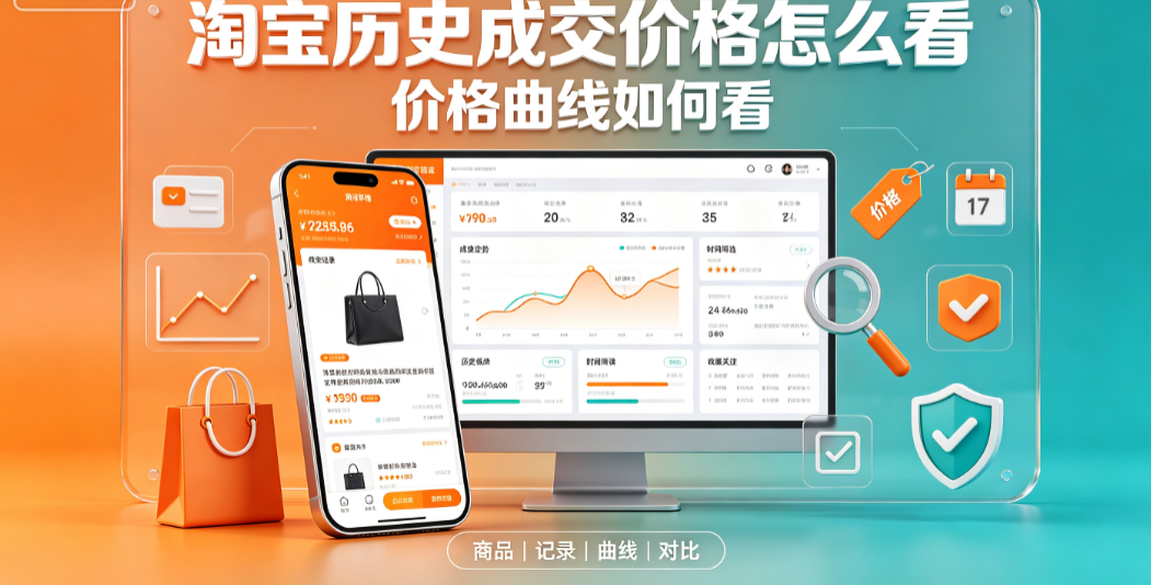 淘宝历史成交价格怎么看?价格曲线如何看?