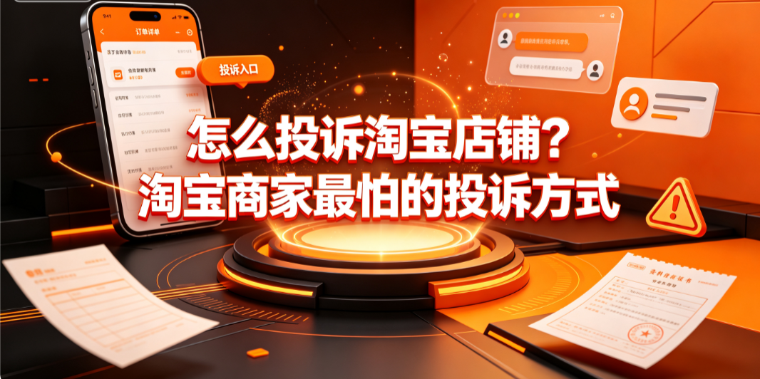怎么投诉淘宝店铺?淘宝商家最怕的投诉方式