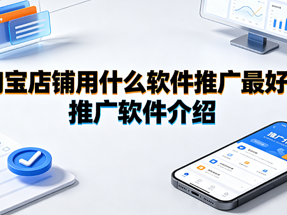 淘宝店铺用什么软件推广最好?推广软件介绍