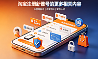 淘宝注册新账号流程_与淘宝注册新账号的更多相关内容详解