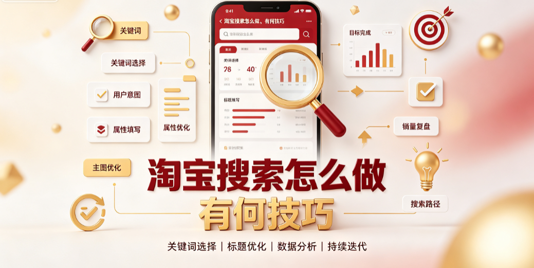淘宝搜索怎么做?有何技巧?
