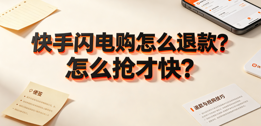 快手闪电购怎么退款?怎么抢才快?